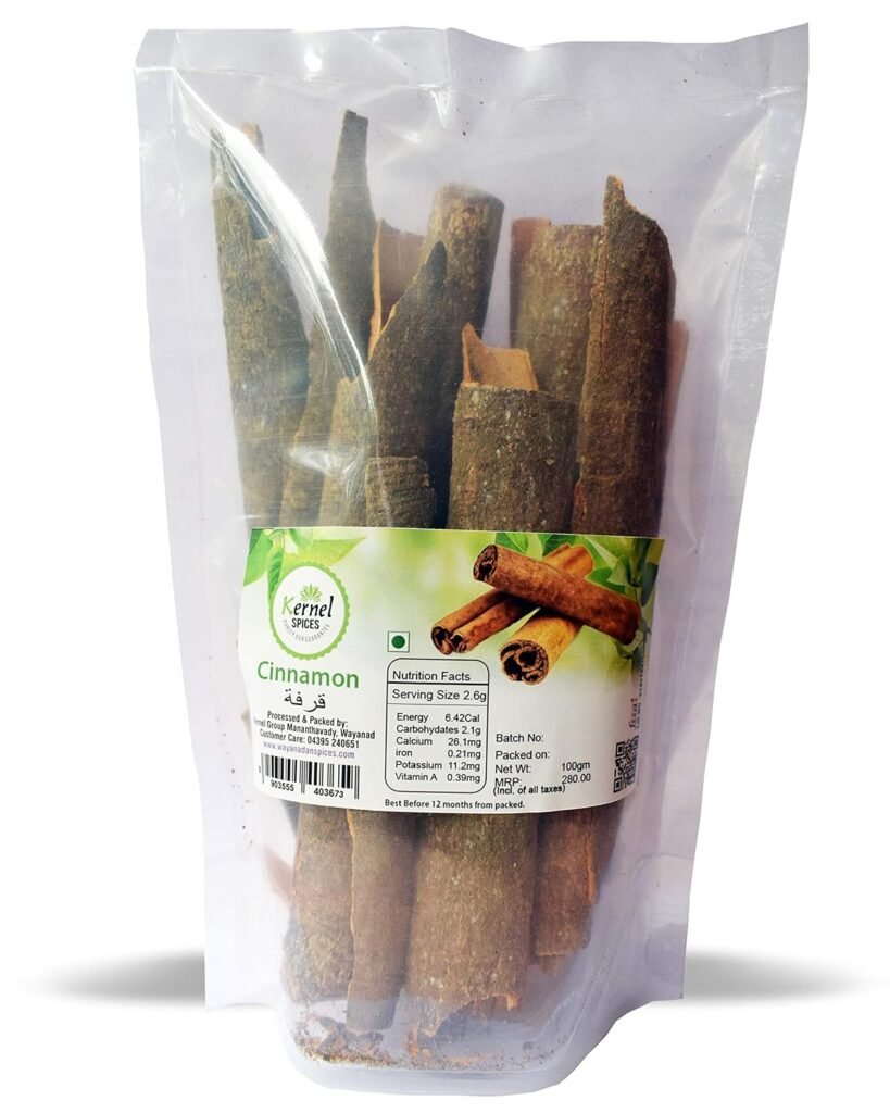 Kernel Spices Cinnamon Wayanad Kerala Stick 100g